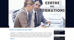 Desktop Screenshot of centre-des-formations.com